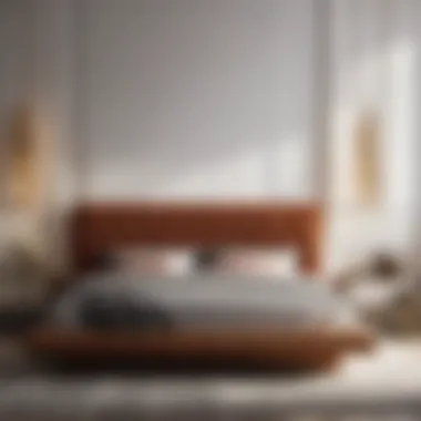 Elegant Contemporary Bed Frame in Luxurious Bedroom Setting