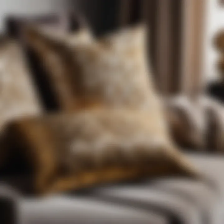 Elegant Decorative Pillows and Throws