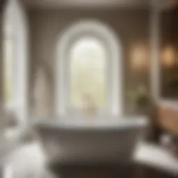 Elegant design of Kohler Elmbrook Bathtub