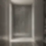 Elegant Glass Door Design Reflecting Light