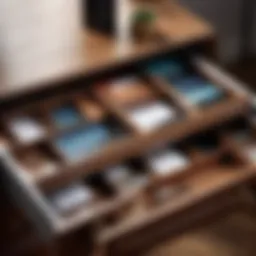 Elegant Desk Drawer Organization