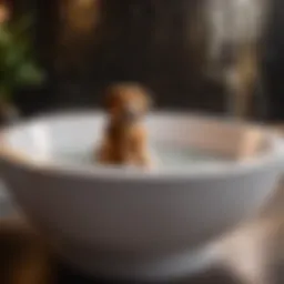 Elegant Dog Bath Design