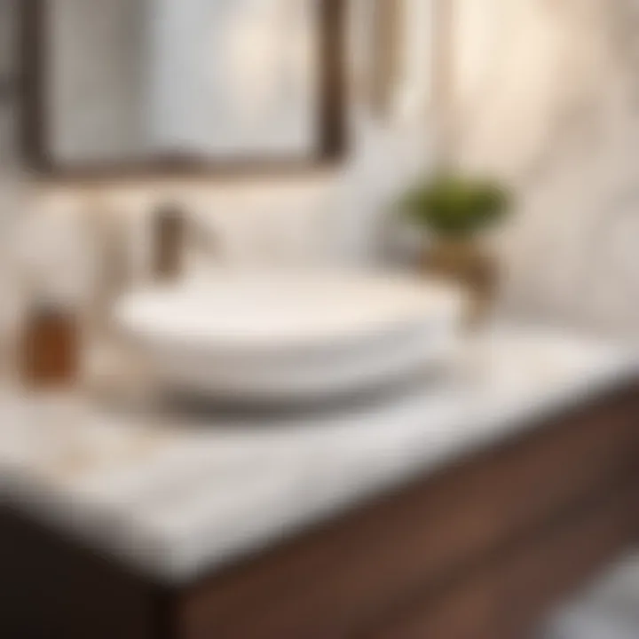 Luxurious Marble Finish Formica Vanity Top Elegant Formica Bathroom Vanity Top in Marble Finish