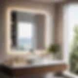 Elegant Frameless Bathroom Mirror