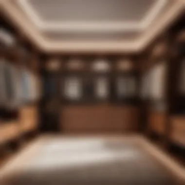 Luxurious Wood Closet Interior