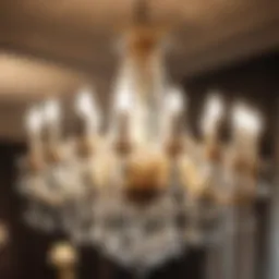 Elegant Glass Chandelier