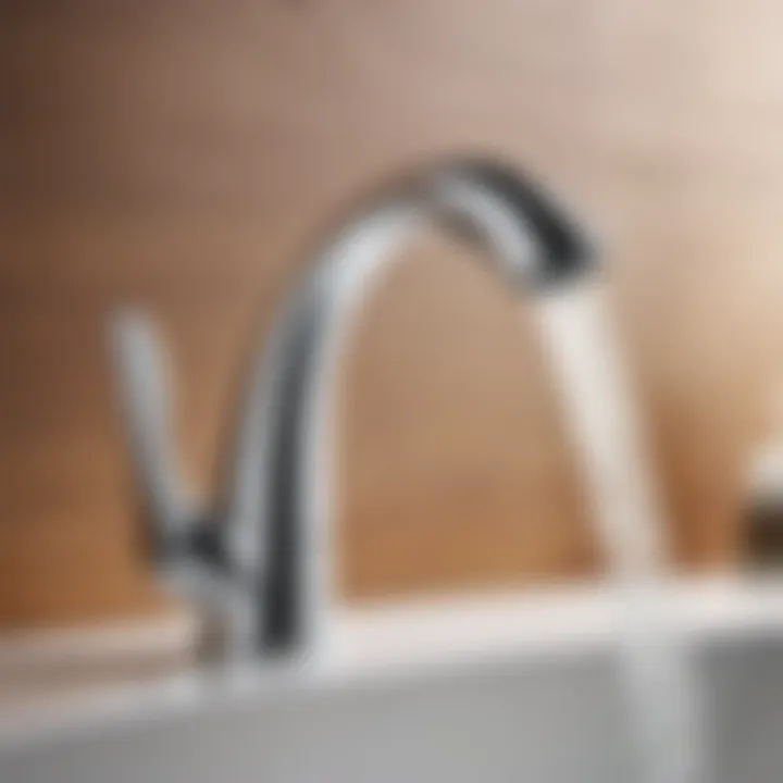 Elegant Spout Design of Hansgrohe Faucet Elegant Hansgrohe Faucet Spout