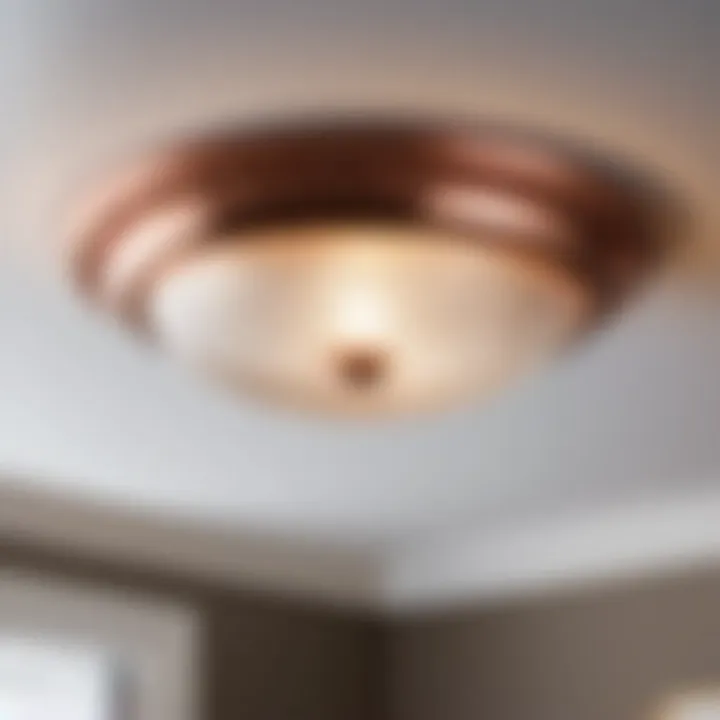 Chic Copper Ceiling Flush Mount