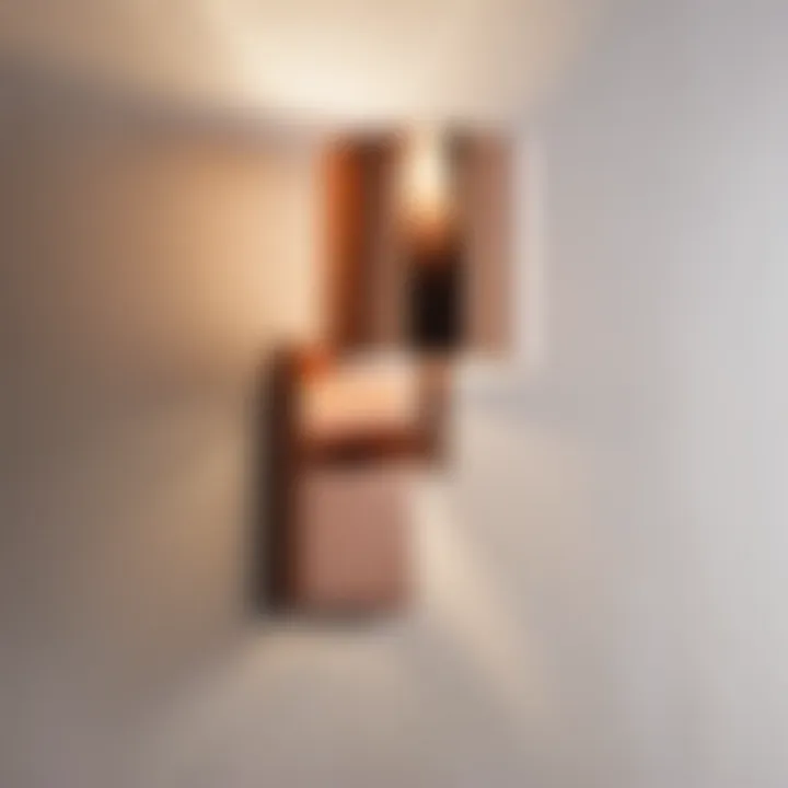 Sleek Copper Wall Sconce