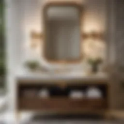 Elegant Kallista Vanity with Marble Countertop