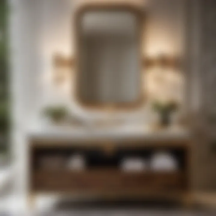 Elegant Kallista Vanity with Marble Countertop