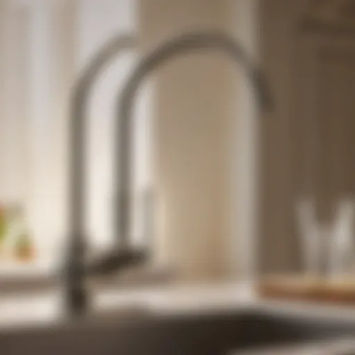 Elegant Kitchen Faucet with Swivel Spout