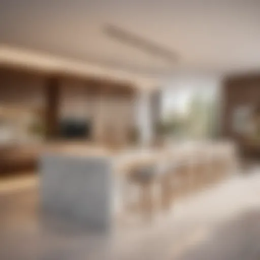 Elegant Kitchen Island Design