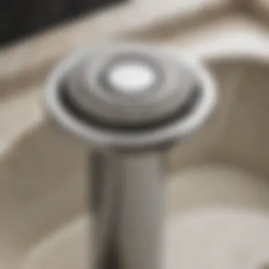Elegant Kohler Sink Stopper Design Detail