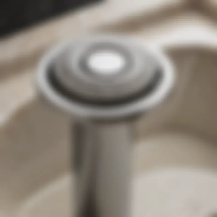 Elegant Kohler Sink Stopper Design Detail