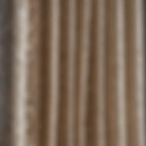 Elegant Lace Detailing on Kitchen Curtain