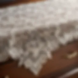 Elegant Lace Dresser Scarf