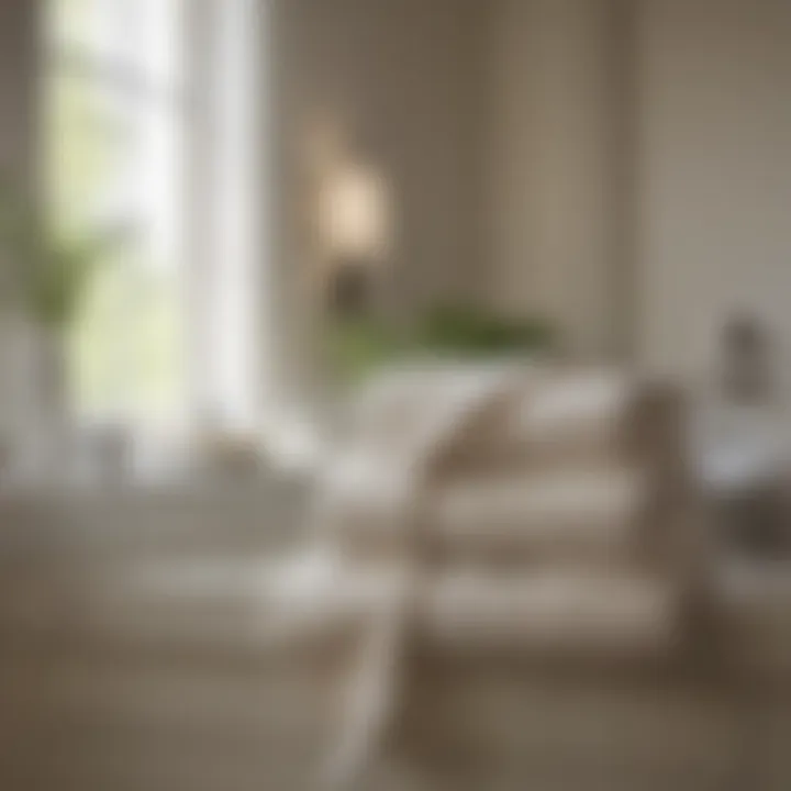 Elegant Linden Street Bath Towel in Ivory