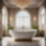 Elegant 72 x 32 Bathtub in a Luxurious Setting
