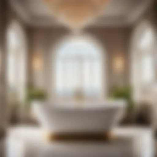 Elegant 72 x 32 Bathtub in a Luxurious Setting