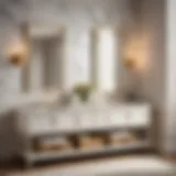 Elegant Marble Double Sink Vanity Elegant marble double sink vanity