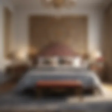 Artfully Arranged Decor Elements in Master Bedroom