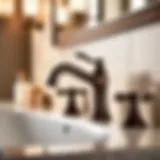 Elegant Oil Rubbed Bronze Faucet in Bathroom Elegant oil rubbed bronze faucet in bathroom