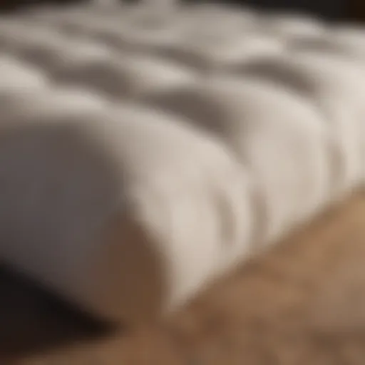 Elegant organic cotton futon mattress