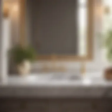 Luxurious Marble Sink Design Elegant oversized laundry sink with marble countertop