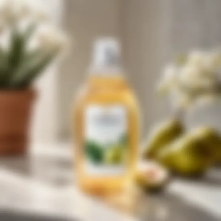 Elegant Packaging of Caldrea Laundry Detergent