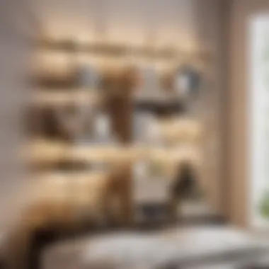 Elegant Shelf Organizer in Bedroom