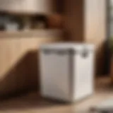Elegant Square Laundry Hamper with Lid