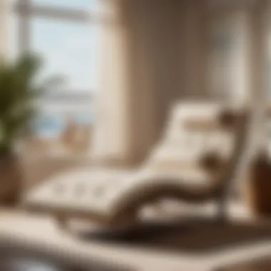 Luxury and Comfort Combined Elegant Sun Bathing Lounge Chair with Luxurious Fabric
