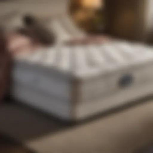 Luxurious Twin Mattress with Plush Fabric Elegant twin mattress design with plush fabric