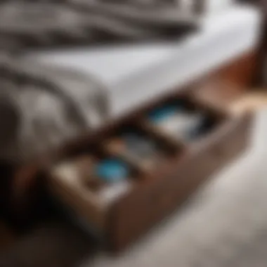 Hidden Storage Drawers Beneath the Bed Elegant Under-Bed Storage Solution