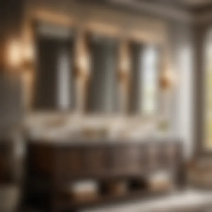 Sophisticated Color Palette for Bathroom Vanity Elegant Vanity Paint Selection