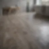 Elegant vinyl flooring in a modern bathroom