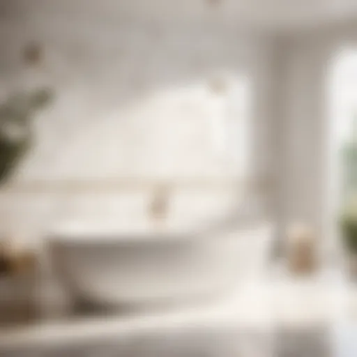Marble Beauty Elegant White Bathroom Tile Designs - Marble Beauty