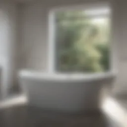 Elegant White 60 x 30 Freestanding Bathtub