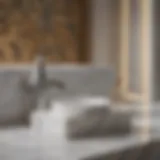Elegant White Marble Soap Dish