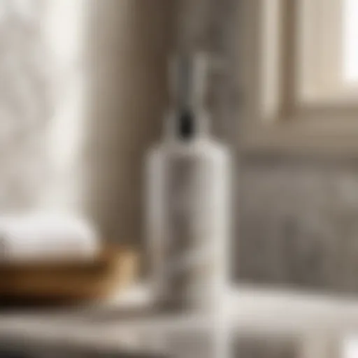Elegant White Marble Soap Dispenser