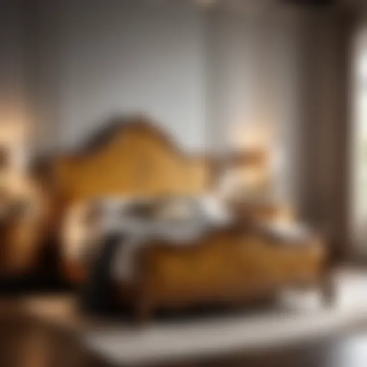 Elegantly Carved Celandine Bed Frame Elegantly Carved Celandine Bed Frame