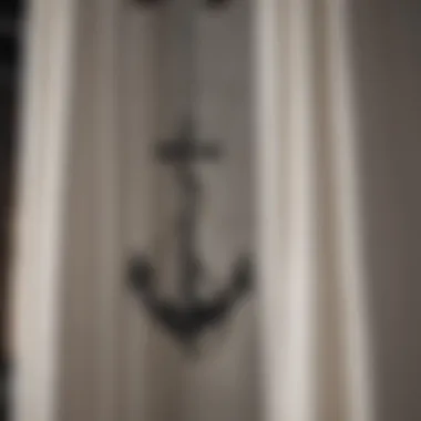 Anchor shower curtain