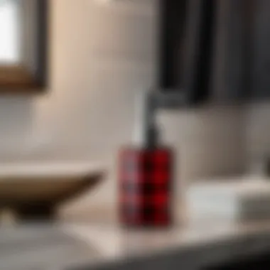 Chic Buffalo Plaid Soap Dispenser