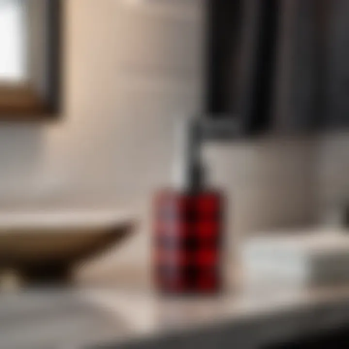 Chic Buffalo Plaid Soap Dispenser