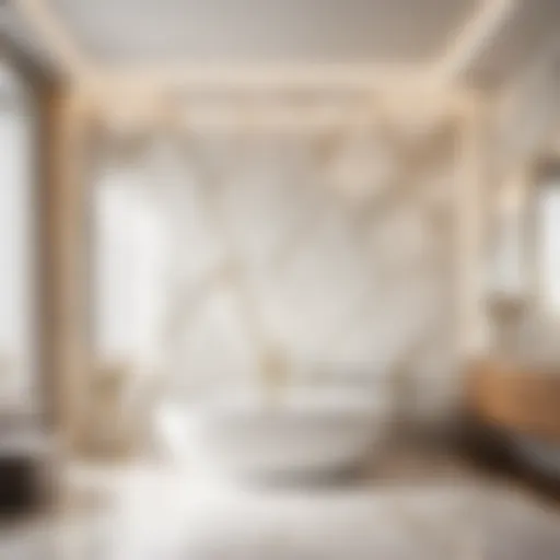 Elegant Marble Bathroom Wall