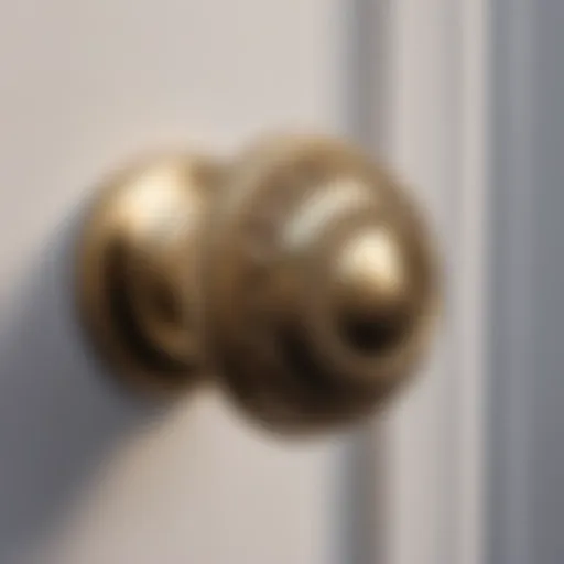 Elegant Brass Closet Knob
