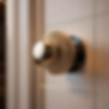 Sleek Geometric Closet Knob Modern Geometric Closet Knob