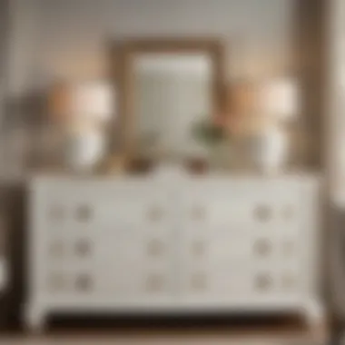 Whisper White Chic Furniture Behr Painted Bedroom Furniture in Whisper White Shade
