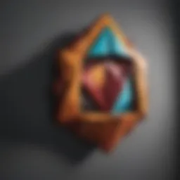 Abstract Geometric Wall Sculpture